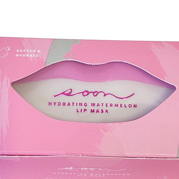 soon Hydrating Watermelon Lip Mask Soften and Hydrate 20 Treatments Sealed - Picture 2 of 5